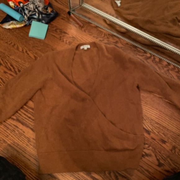 Madewell wrap front pullover sweater - Picture 2 of 6